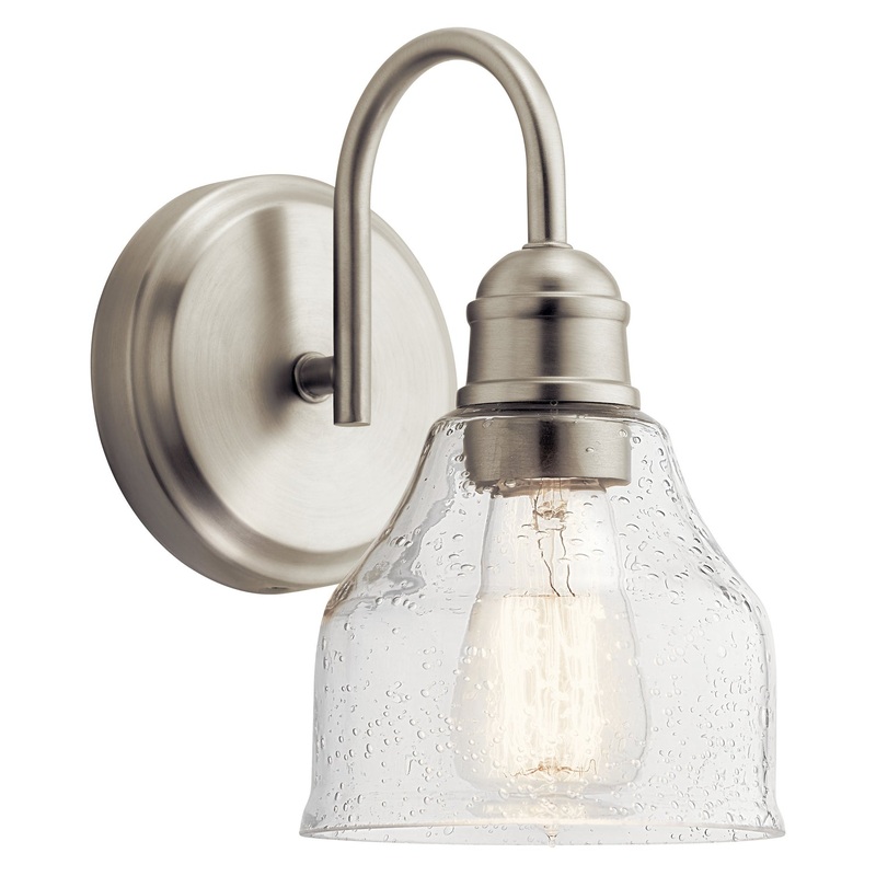 Avery One Light Wall Sconce in Brushed Nickel