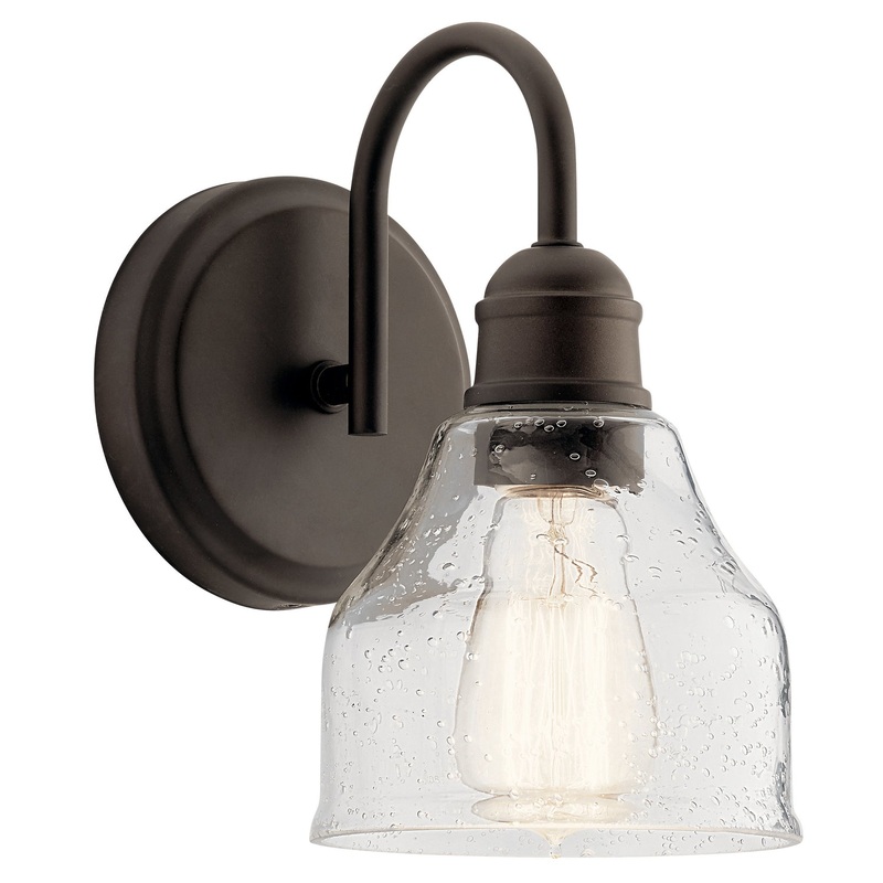 Avery One Light Wall Sconce in Olde Bronze