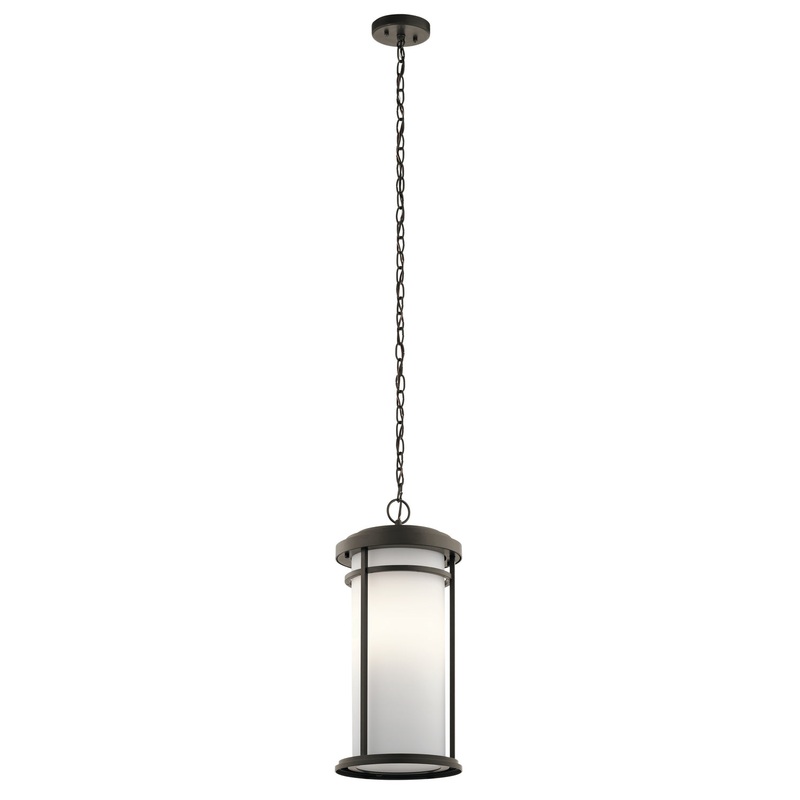 Toman One Light Outdoor Pendant in Olde Bronze