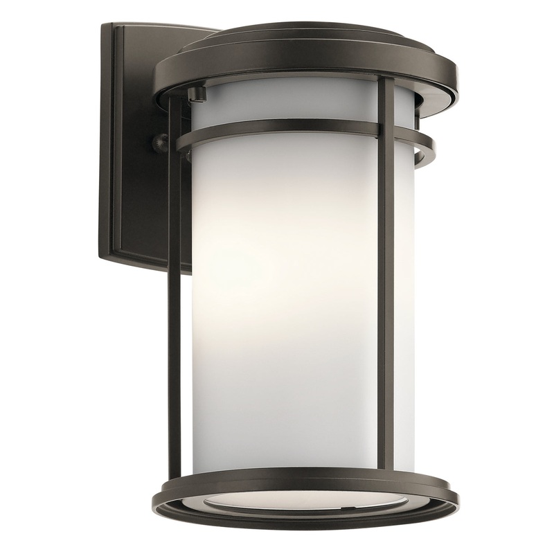 Toman One Light Outdoor Wall Mount in Olde Bronze