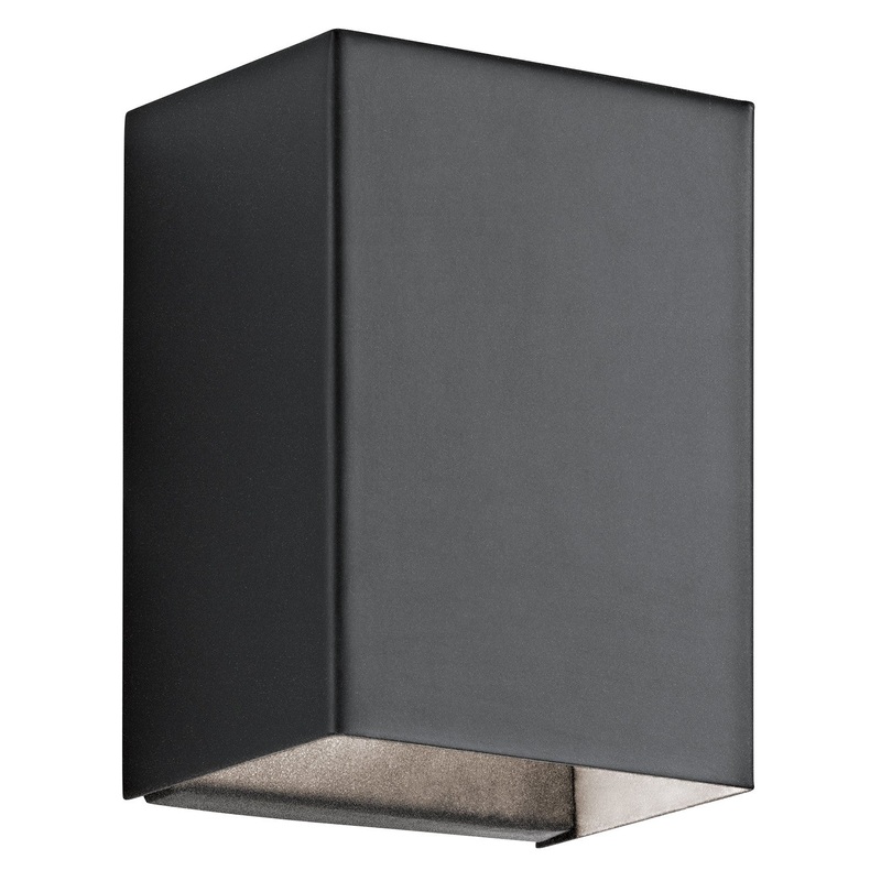 Walden LED Outdoor Wall Mount in Textured Black
