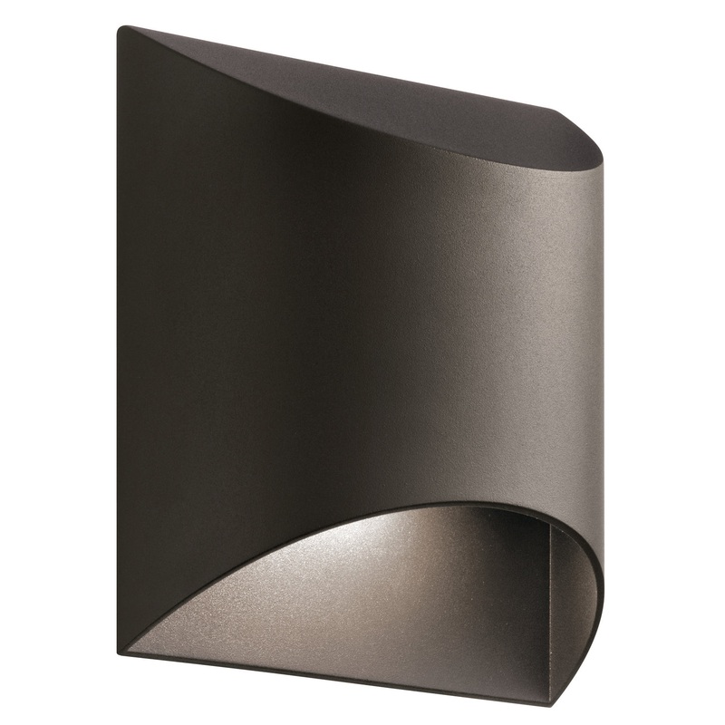 Wesley LED Outdoor Wall Mount in Textured Architectural Bronze