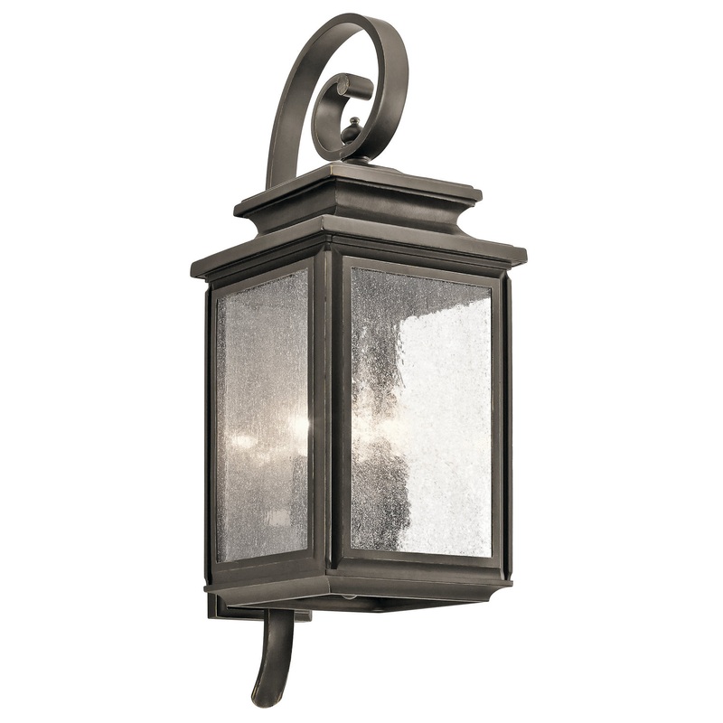 Wiscombe Park Four Light Outdoor Wall Mount in Olde Bronze