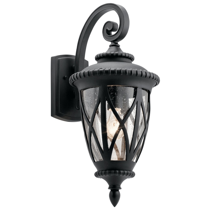 Admirals Cove One Light Outdoor Wall Mount in Textured Black