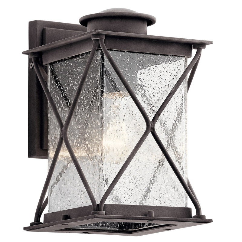 Argyle LED Outdoor Wall Mount in Weathered Zinc