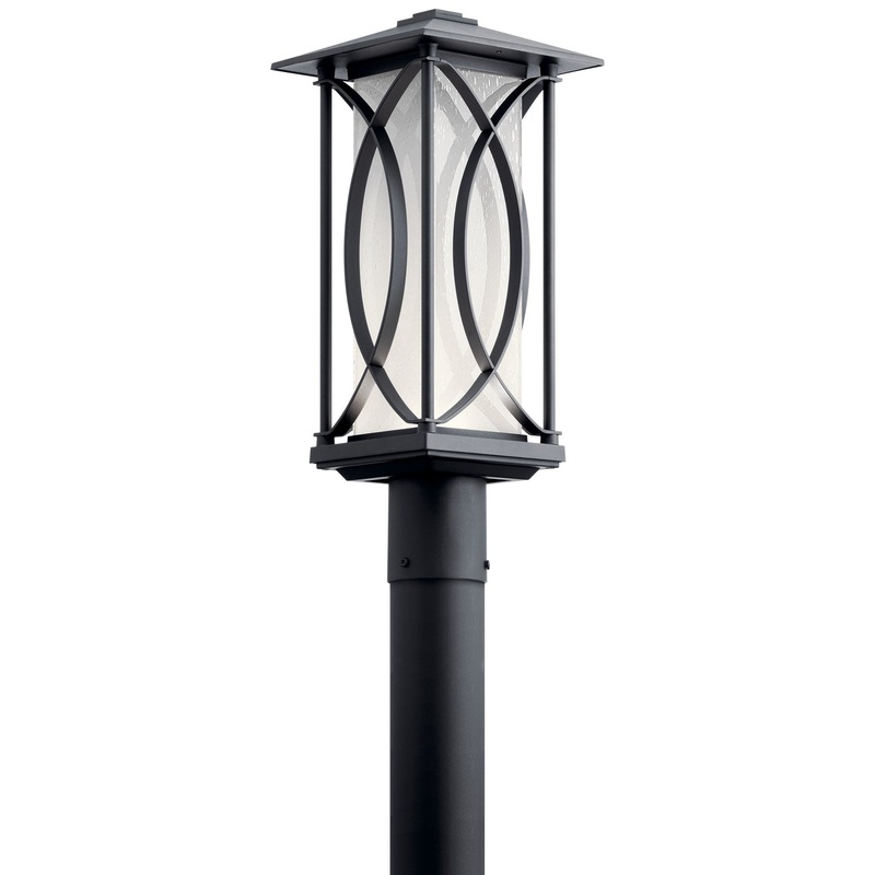 Ashbern LED Outdoor Post Mount in Textured Black