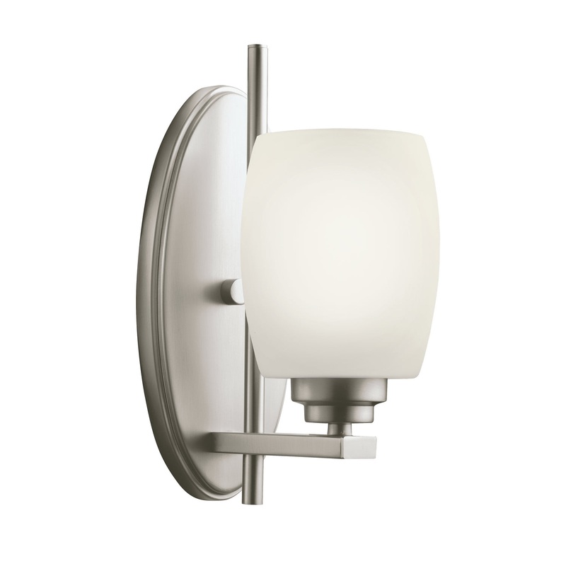 Eileen One Light Wall Sconce in Brushed Nickel