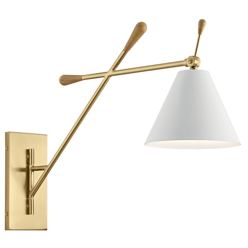Finnick One Light Wall Sconce in Champagne Gold