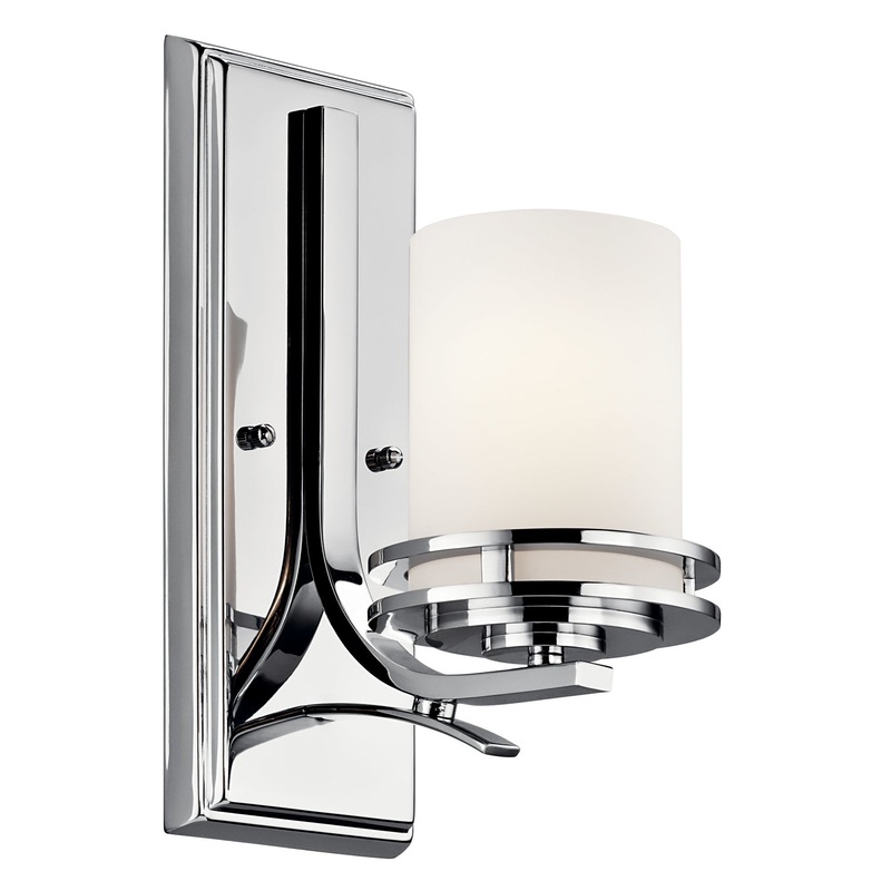 Hendrik One Light Wall Sconce in Chrome