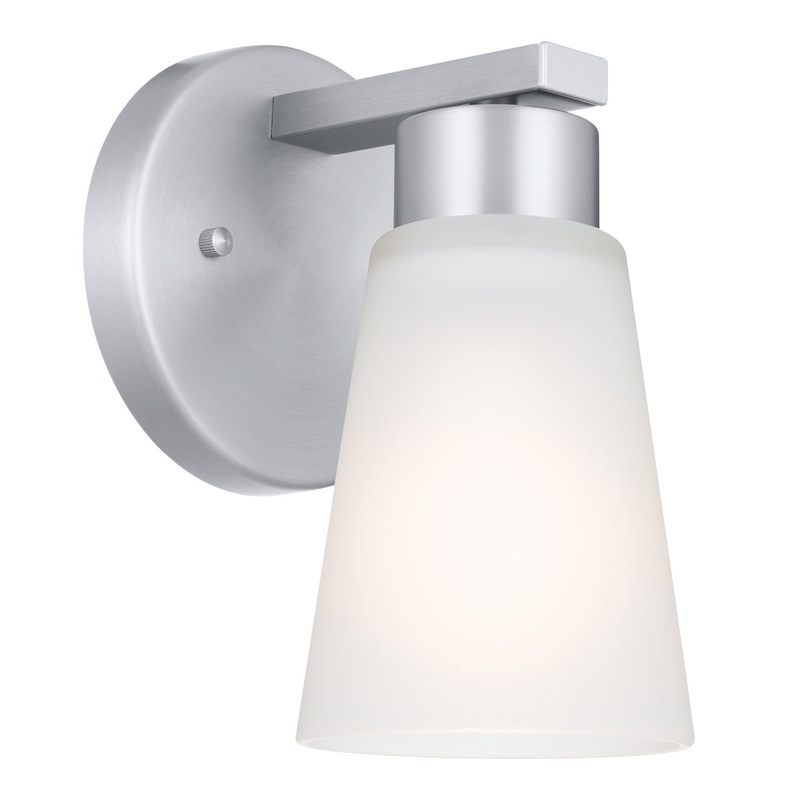 Stamos One Light Wall Sconce in Brushed Nickel