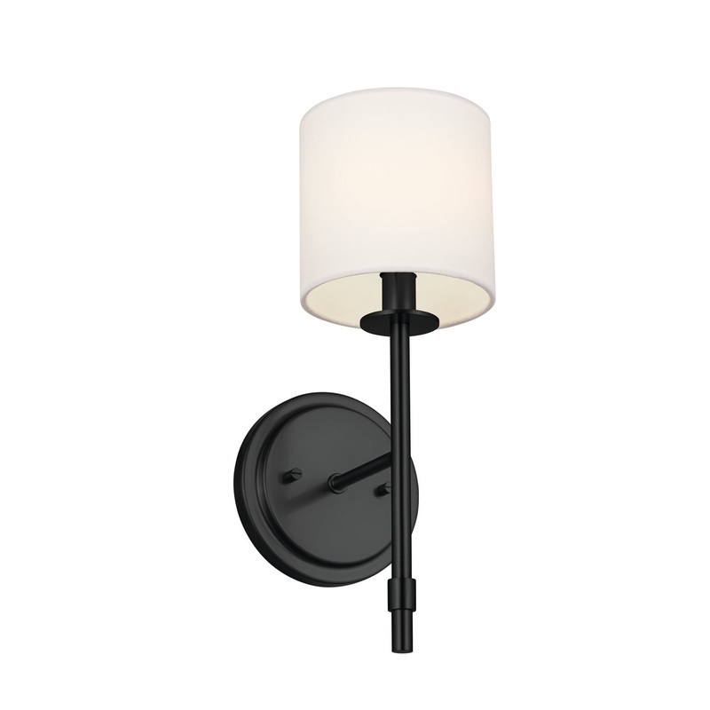 Ali One Light Wall Sconce in Black