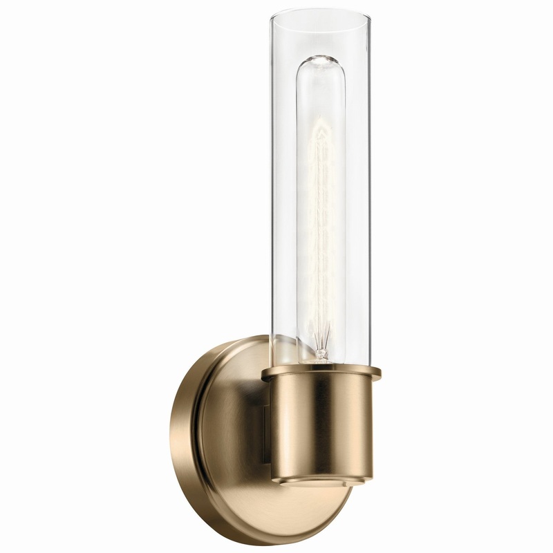 Aviv One Light Wall Sconce in Champagne Bronze