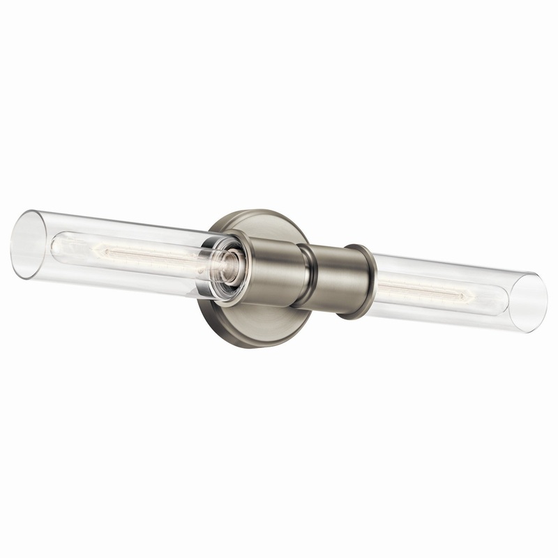 Aviv Two Light Wall Sconce in Brushed Nickel