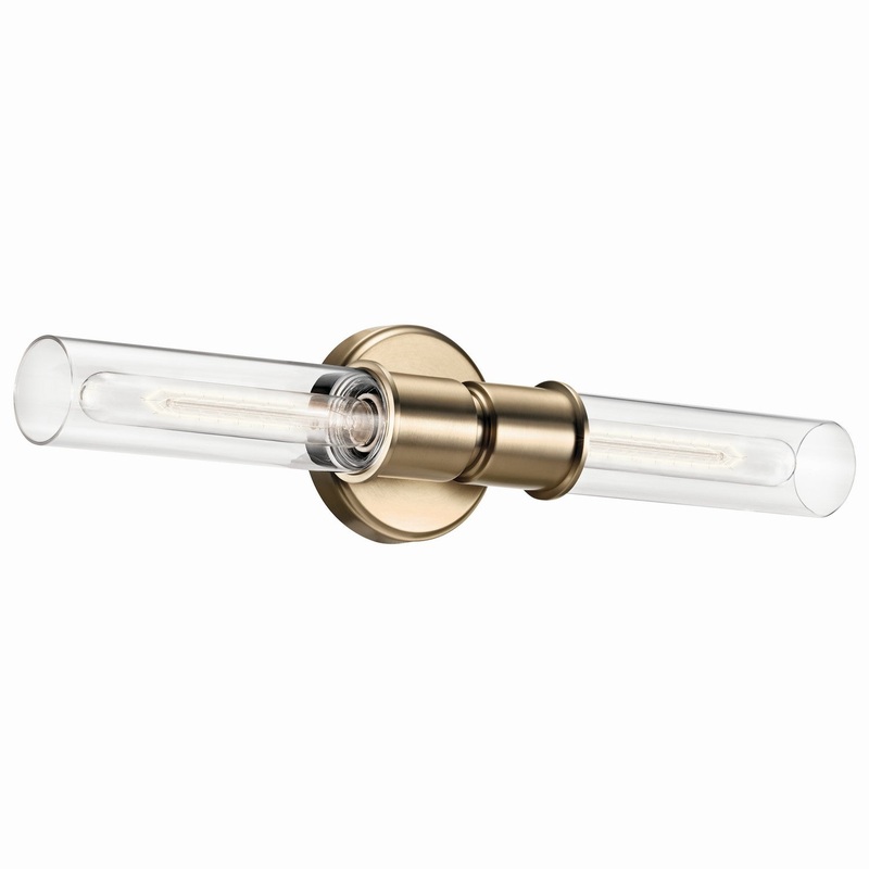 Aviv Two Light Wall Sconce in Champagne Bronze