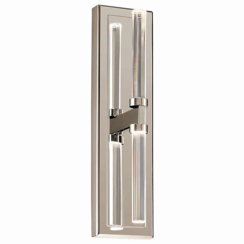 Sycara LED Wall Sconce in Polished Nickel