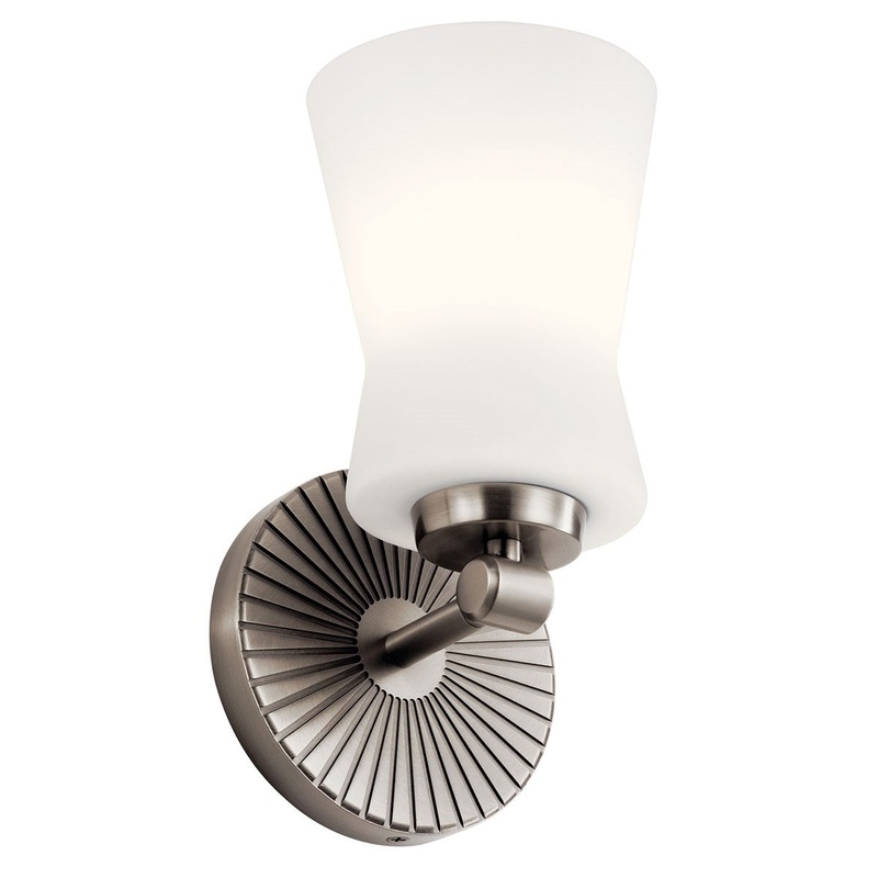 Brianne One Light Wall Sconce in Classic Pewter
