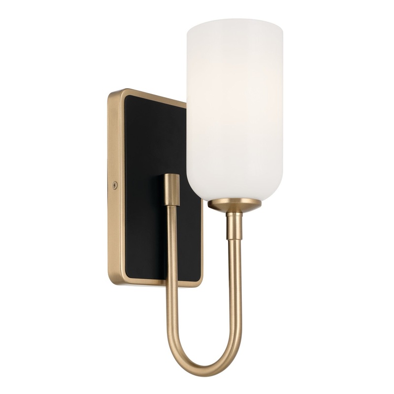 Solia One Light Wall Sconce in Champagne Bronze