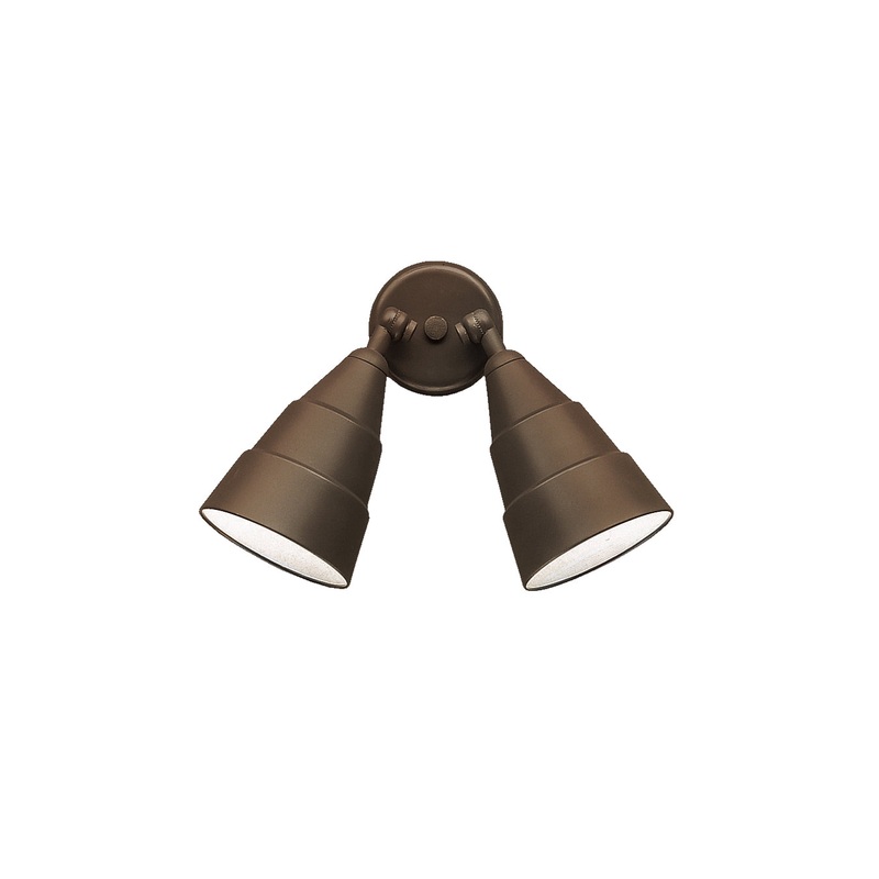 Two Light Outdoor Wall Mount in Architectural Bronze