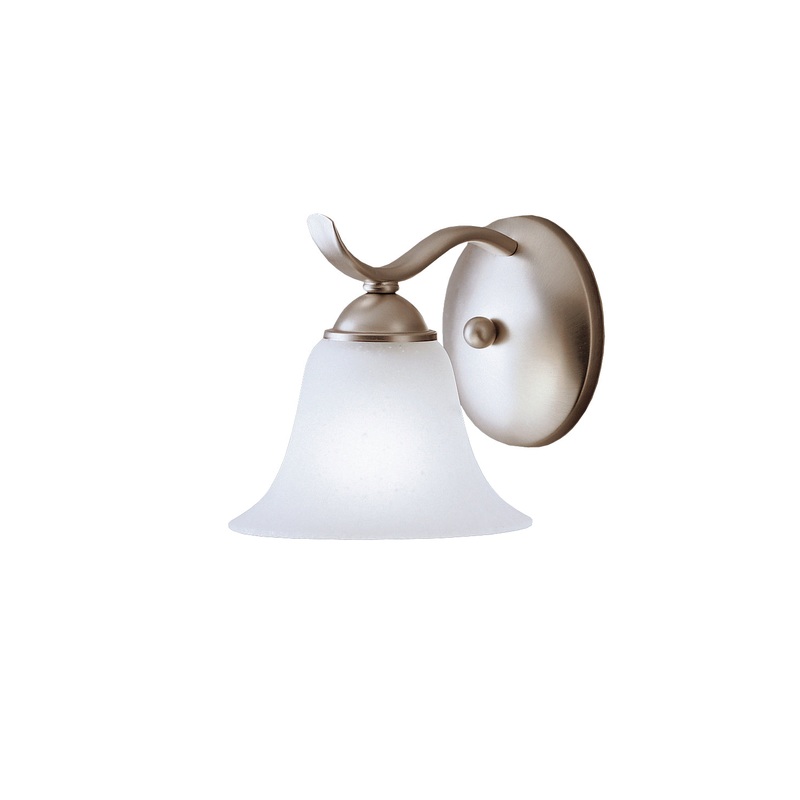 Dover One Light Wall Sconce in Brushed Nickel
