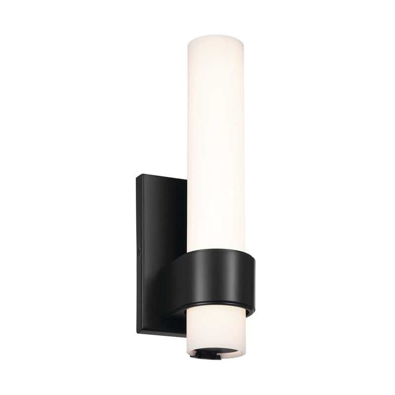Izza LED Wall Sconce in Matte Black