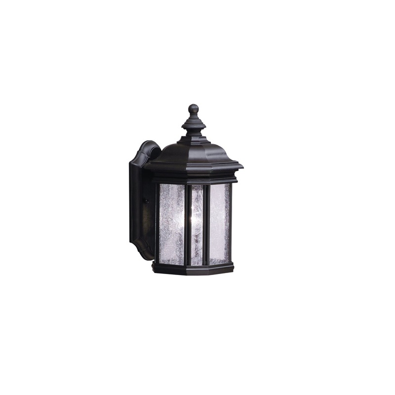 Kirkwood One Light Outdoor Wall Mount in Black