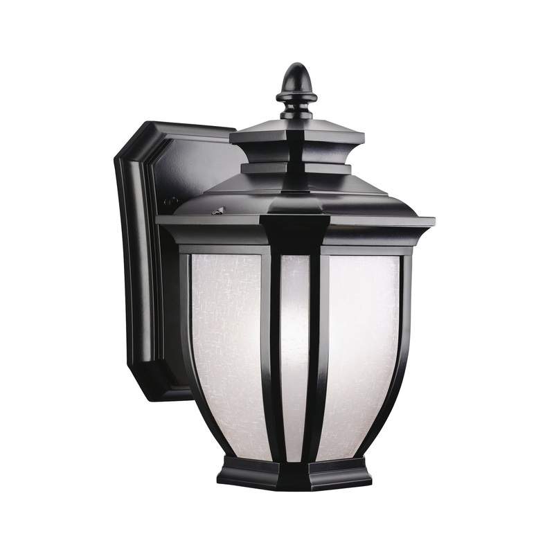 Salisbury One Light Outdoor Wall Mount in Black