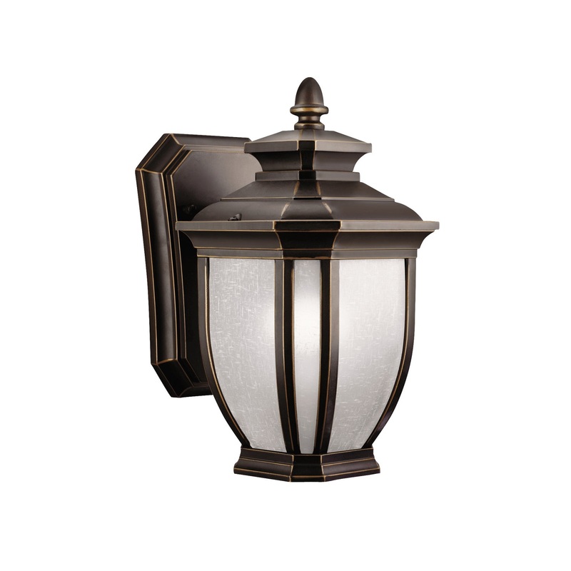 Salisbury One Light Outdoor Wall Mount in Rubbed Bronze